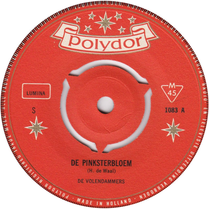 Volendammers - De Pinksterbloem 33955 Vinyl Singles Goede Staat