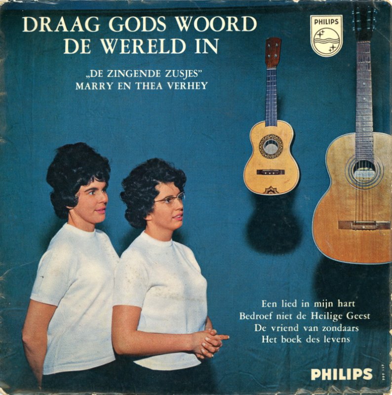 Zingende Zusjes - Draag Gods Woord De Wereld In (EP) 18644 Vinyl Singles EP Goede Staat