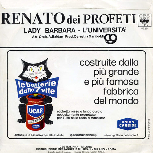 Renato Dei Profeti - Lady Barbara