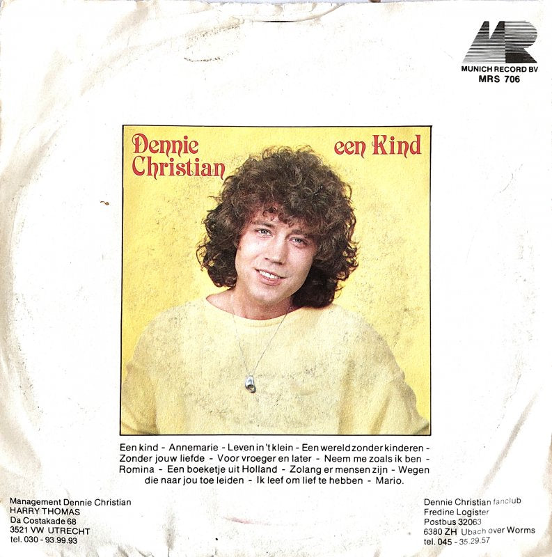 Dennie Christian - Romina 15634 31049 Vinyl Singles Goede Staat