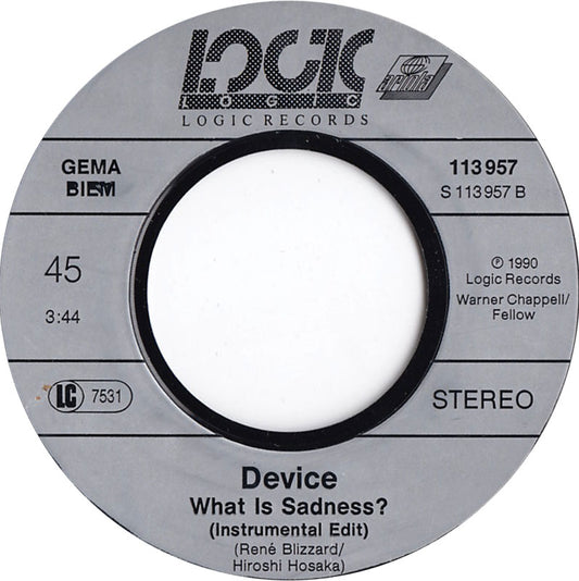 Device - What Is Sadness