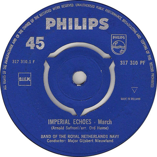 Marinierskapel der Koninklijke Marine - Imerial Echoes 04553 Vinyl Singles Goede Staat