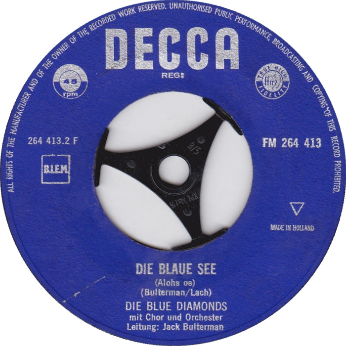 Blue Diamonds - Ein Schiff Fahrt Nach Schanghai 06424 Vinyl Singles VINYLSINGLES.NL