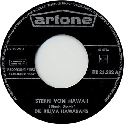 Kilima Hawaiians - Stern Von Hawaii 08292 Vinyl Singles Goede Staat