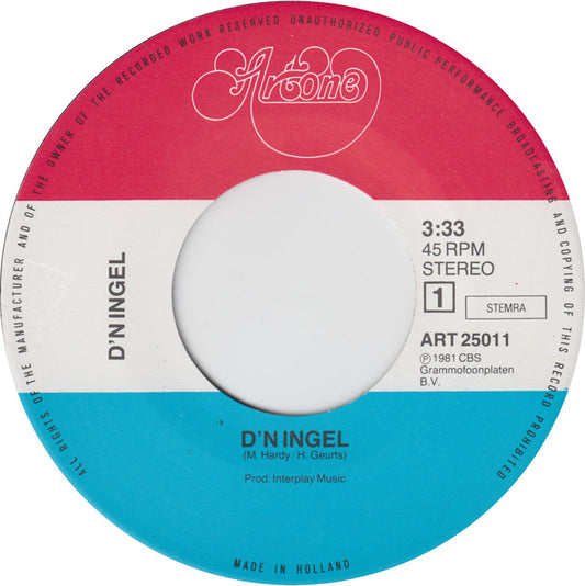 D'n Ingel - D'n Ingel 15406 Vinyl Singles Goede Staat