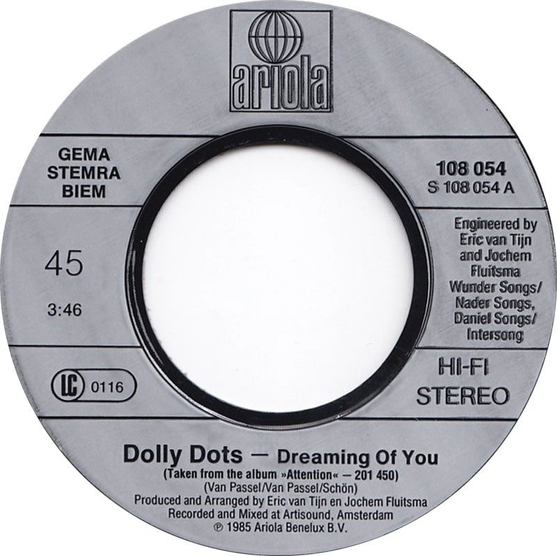 Dolly Dots - Dreaming Of You Vinyl Singles VINYLSINGLES.NL
