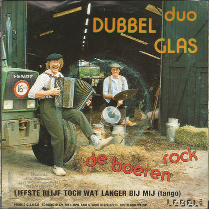 Duo Dubbel Glas - De Boerenrock 29593 Vinyl Singles Goede Staat