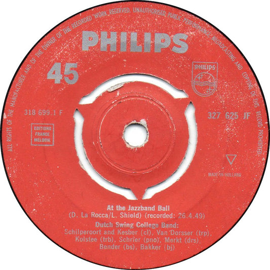 Dutch Swing College Band - At The Jazzband Ball Vinyl Singles Vinyl Zeer Goed / Hoesje Goed "VINYLSINGLES.NL"