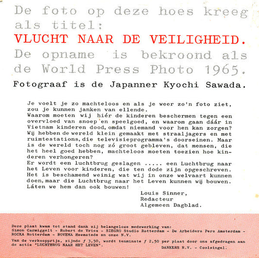 Robert de Vries - Luchtbrug Naar Het Leven: Robert De Vries Leest Uit Kinderen Van Simon Carmiggelt