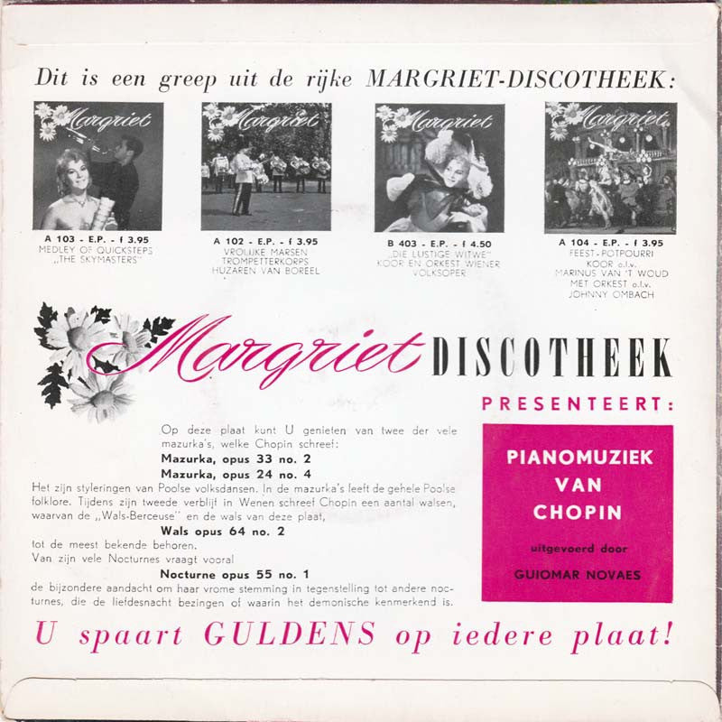 Guiomar Novaes - Guiomar Novaes Mazurka (EP) 13655 10802 03357 23066 Vinyl Singles EP VINYLSINGLES.NL