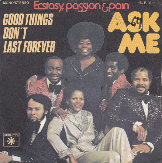 Ecstasy, Passion & Pain - Ask Me 19672 Vinyl Singles VINYLSINGLES.NL