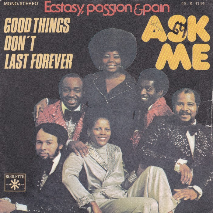 Ecstasy, Passion & Pain - Ask Me Vinyl Singles Vinyl Very Good (VG) <br> Hoes Good Plus (G+)