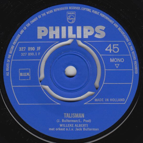 Willeke Alberti - Talisman 07128 Vinyl Singles VINYLSINGLES.NL