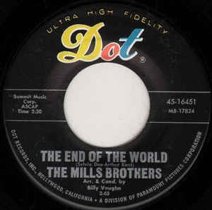 Mills Brothers - The End Of The World 10461 Vinyl Singles Goede Staat