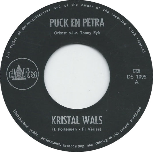 Puck En Petra - Kristal Wals 22947 Vinyl Singles Goede Staat