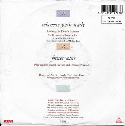 5 Star - Whenever You're Ready Vinyl Singles Vinyl Very Good (VG) <br> Hoes Good Plus (G+)