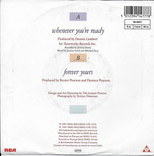 5 Star - Whenever You're Ready Vinyl Singles Vinyl Zeer Goed / Hoesje Goed "VINYLSINGLES.NL"