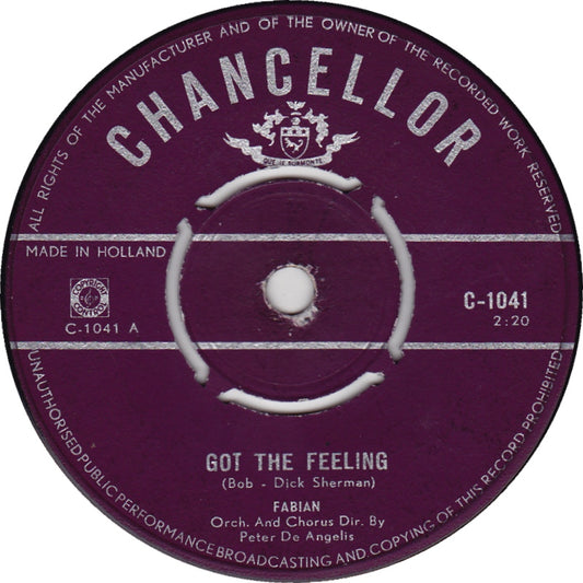 Fabian - Got The Feeling 28848 Vinyl Singles VINYLSINGLES.NL