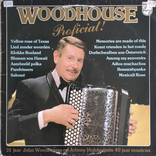 John Woodhouse - Woodhouse Proficiat! (LP) 40852 Vinyl LP VINYLSINGLES.NL