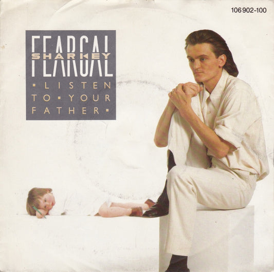 Feargal Sharkey - Listen To Your Father Vinyl Singles Vinyl Very Good (VG) <br> Hoes Good Plus (G+)