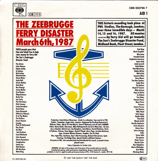 Ferry Aid - Let It Be 28472 Vinyl Singles Vinyl Zeer Goed / Hoesje Goed "VINYLSINGLES.NL"