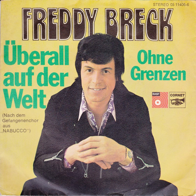 Freddy Breck - Uberall Auf Der Welt 16011 Vinyl Singles Goede Staat