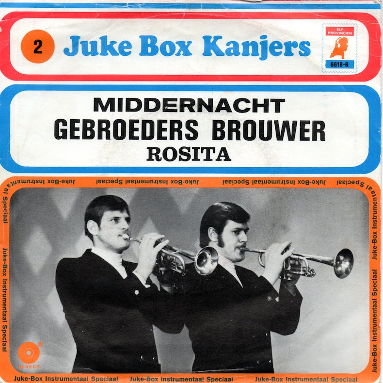 Gebroeders Brouwer - Middernacht 08888 03176 03925 05581 10744 13850 Vinyl Singles Goede Staat