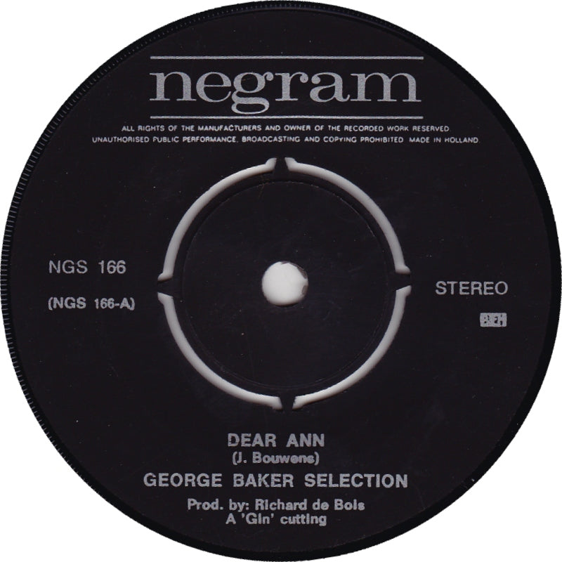 George Baker Selection - Dear Ann 18263 Vinyl Singles Goede Staat