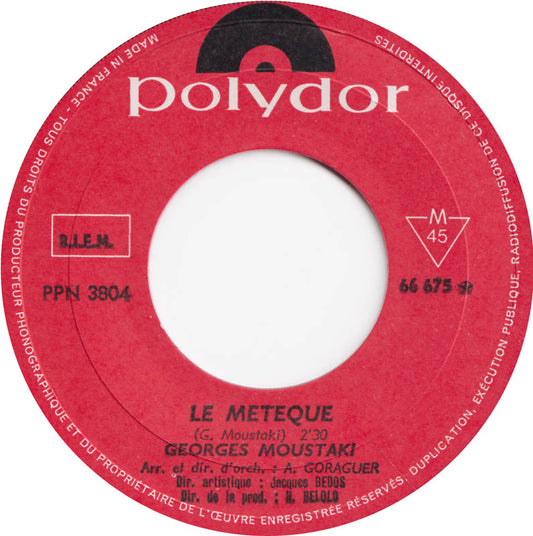 Georges Moustaki - Le Métèque