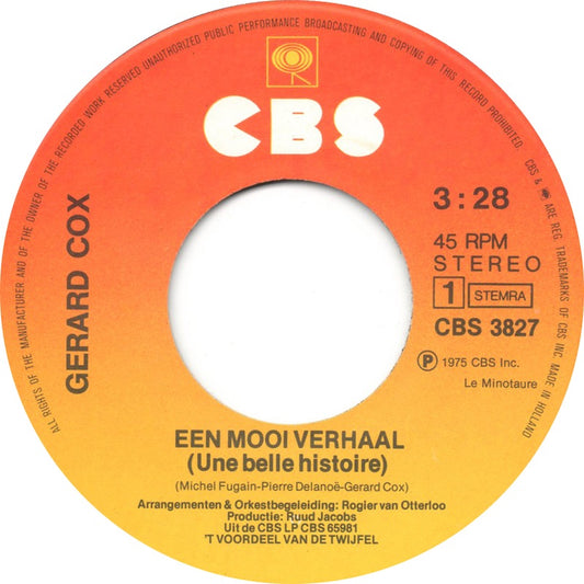 Gerard Cox - Een Mooi Verhaal