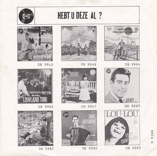 Gert En Hermien - Geen Rozen Zonder Doornen 14527 Vinyl Singles Vinyl Zeer Goed / Hoesje Goed "VINYLSINGLES.NL"