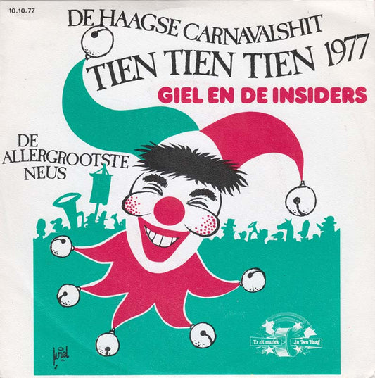 Giel En De Insiders - Tien Tien Tien 12764 Vinyl Singles VINYLSINGLES.NL