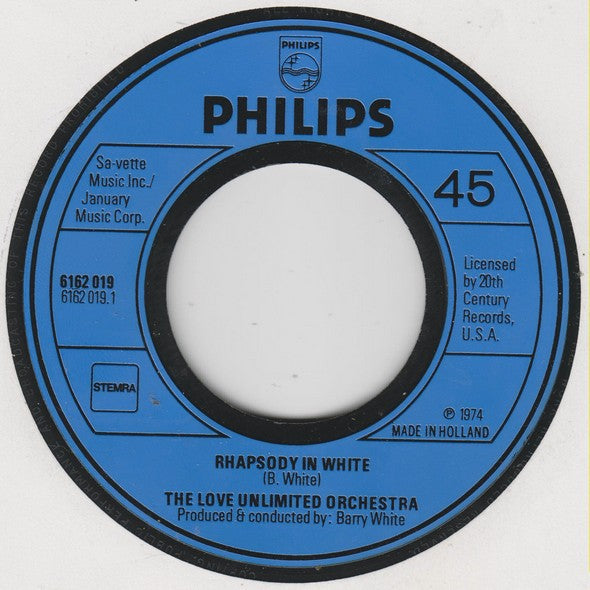 Love Unlimited - Rhapsody In White 07398 Vinyl Singles VINYLSINGLES.NL