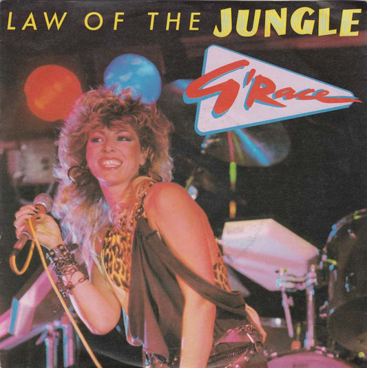 G'Race - Law Of The Jungle 12668 Vinyl Singles Vinyl Very Good (VG) <br> Hoes Good Plus (G+)