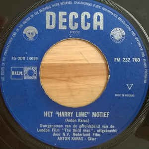 Anton Karas - Het Harry Lime Motief 18532 Vinyl Singles VINYLSINGLES.NL