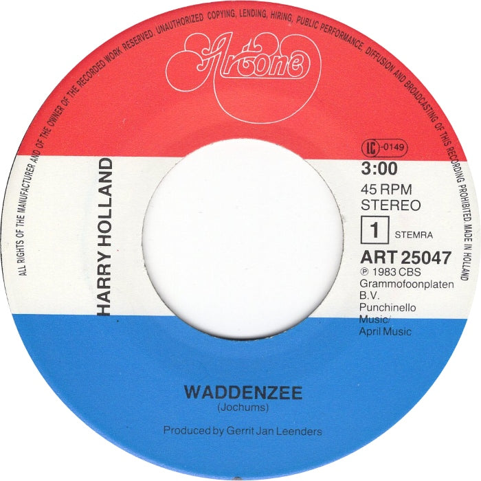 Harry Holland - Waddenzee Vinyl Singles VINYLSINGLES.NL