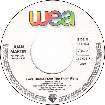 Henry Mancini And His Orchestra, Juan Martin - The Thorn Birds Theme 09598 Vinyl Singles VINYLSINGLES.NL