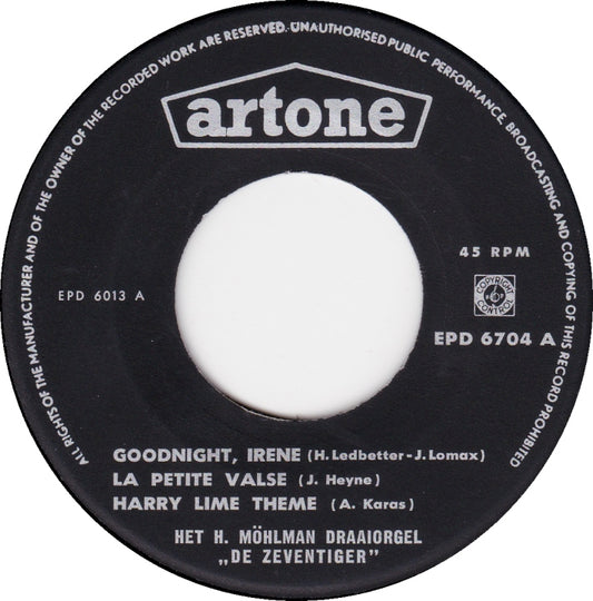 Draaiorgel De Zeventiger - Goodnight, Irene