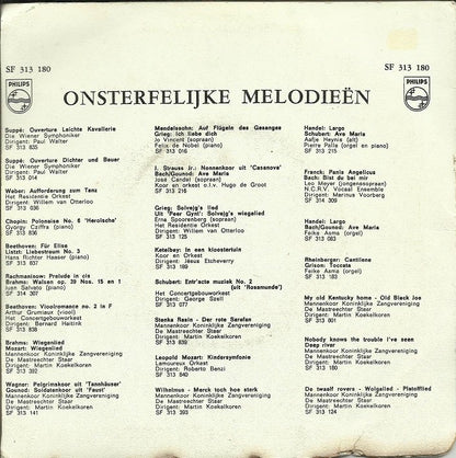 Mastreechter Staar - Onsterfelijke Melodieën 03313 27430 13800 14642 17519 Vinyl Singles Goede Staat