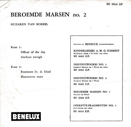 Huzaren Van Boreel - Beroemde Marsen No. 2