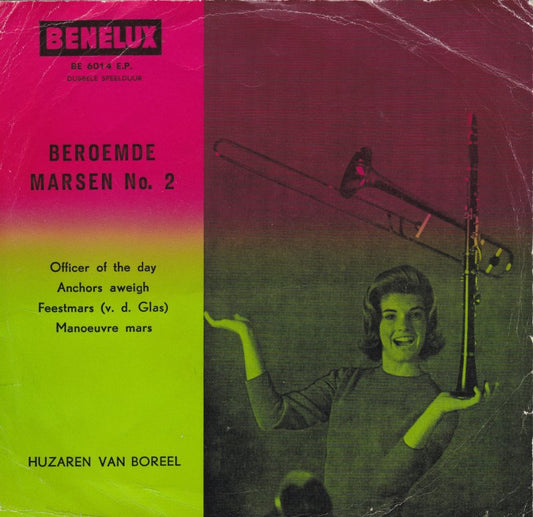 Huzaren Van Boreel - Beroemde Marsen No. 2 (EP) 24096 Vinyl Singles EP Goede Staat