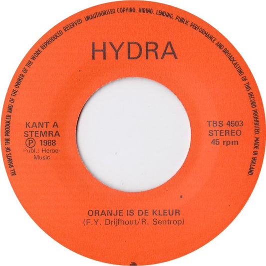 Hydra - Oranje Is De Kleur
