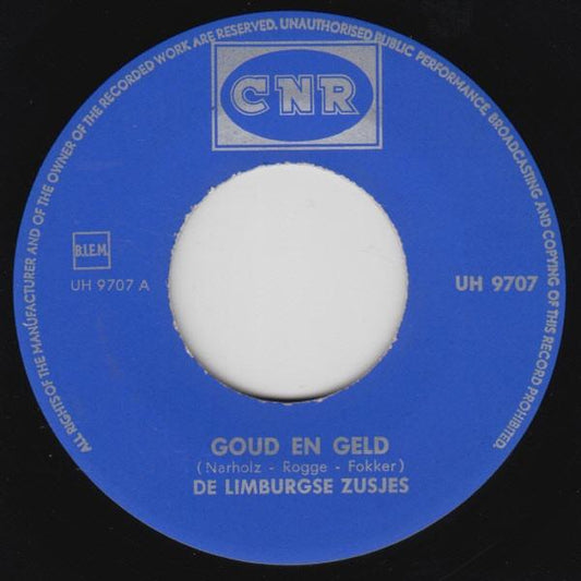 Limburgse Zusjes - Goud En Geld 34710 Vinyl Singles Goede Staat