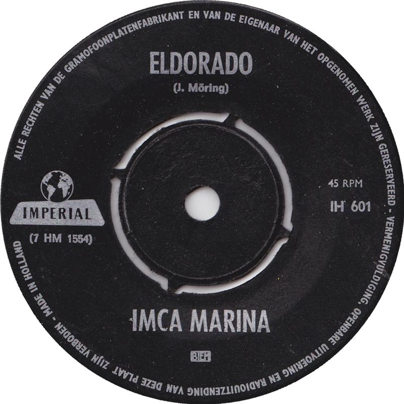 Imca Marina - Harlekino 40178 Vinyl Singles Hoes: Generic