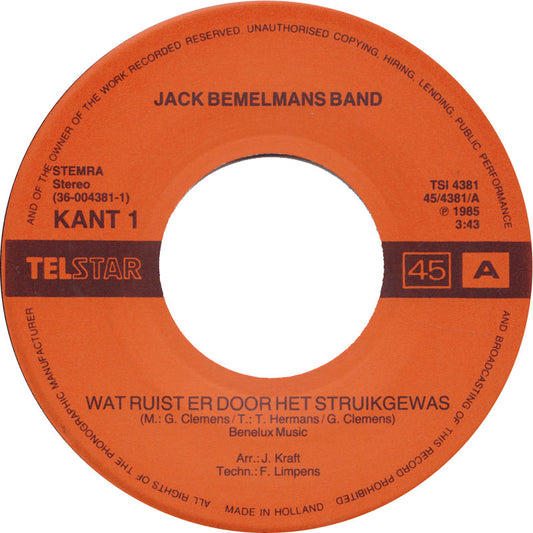Jack Bemelmans Band - Wat Ruist Er Door Het Struikgewas