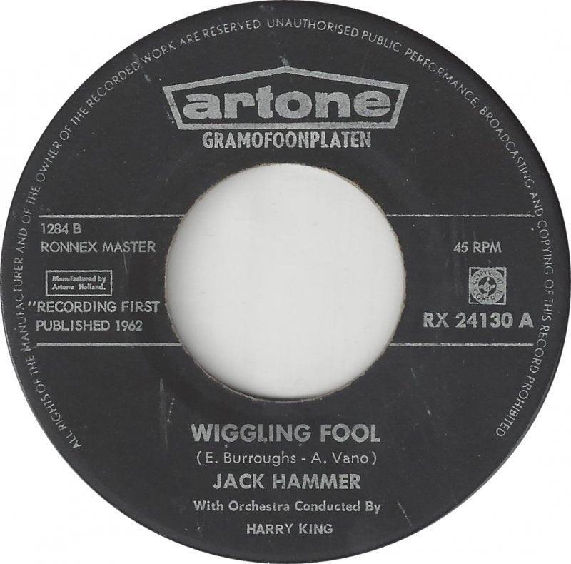 Jack Hammer - The Wiggle 02782 Vinyl Singles VINYLSINGLES.NL