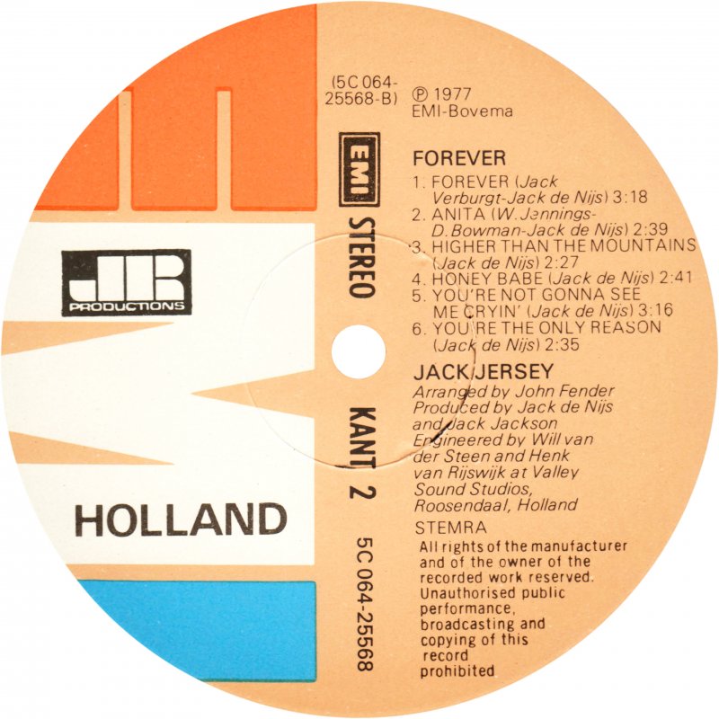 Jack Jersey - Forever (LP) 48340 Vinyl LP VINYLSINGLES.NL