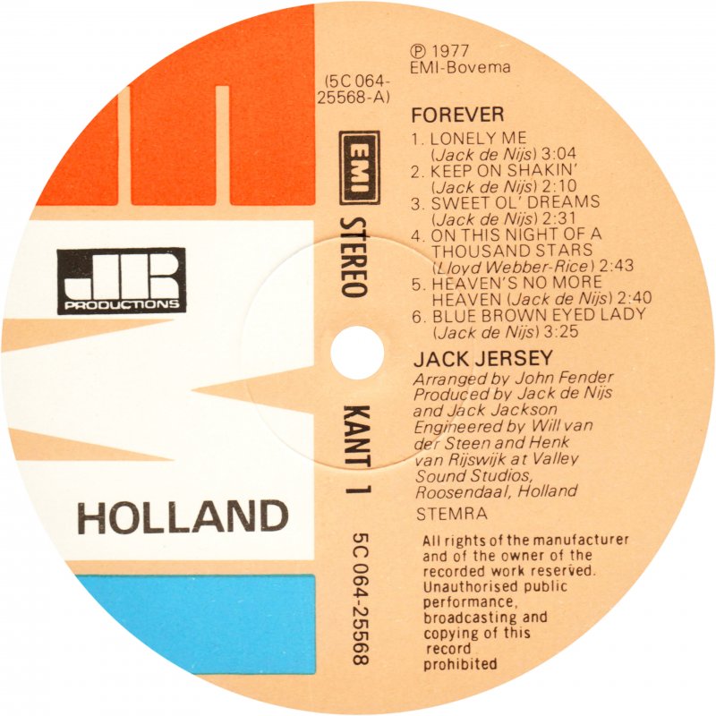 Jack Jersey - Forever (LP) 48340 Vinyl LP VINYLSINGLES.NL
