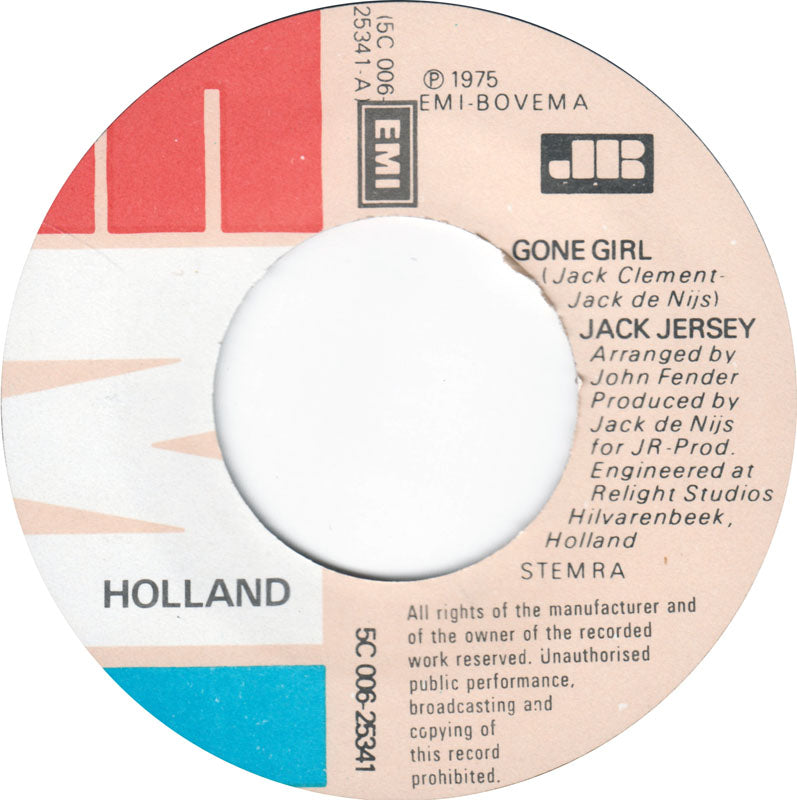 Jack Jerse - Gone Girl 29849 Vinyl Singles VINYLSINGLES.NL