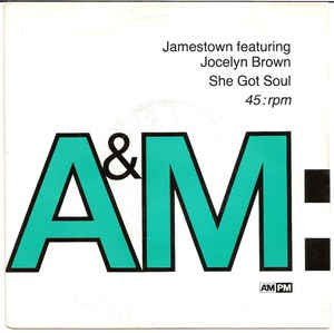 Jamestown Featuring Jocelyn Brown - She Got Soul Vinyl Singles Vinyl Very Good (VG) <br> Hoes Good Plus (G+)